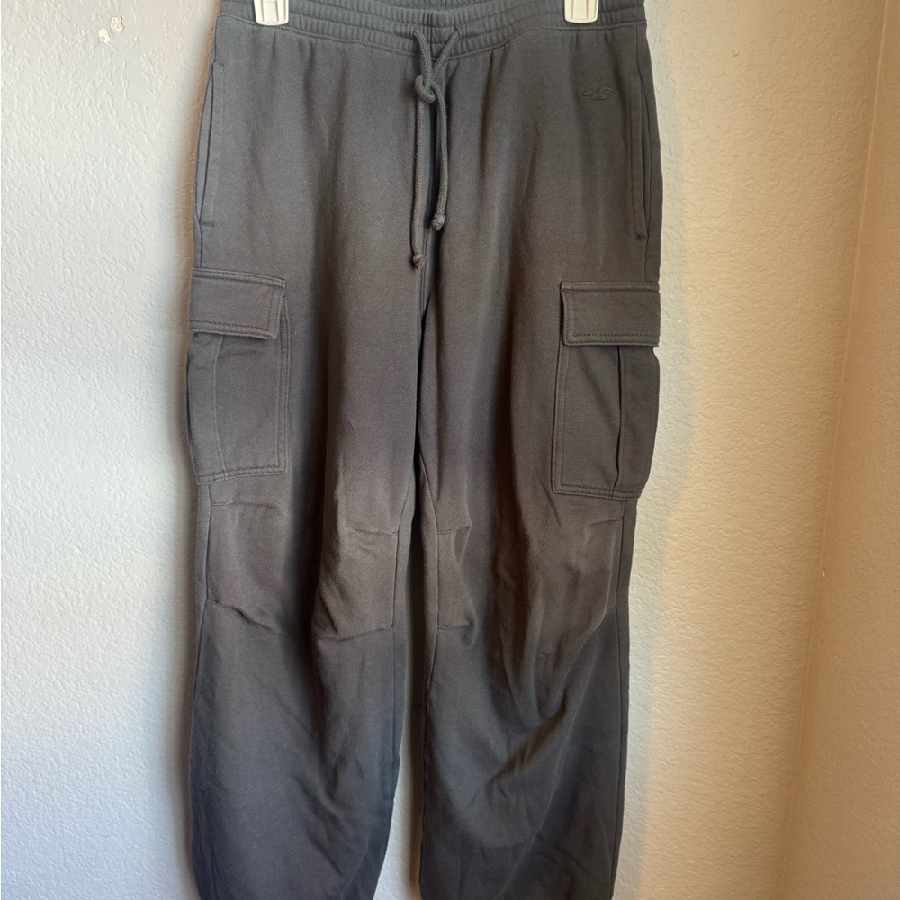 Hollister Dark Gray Cargo Pants